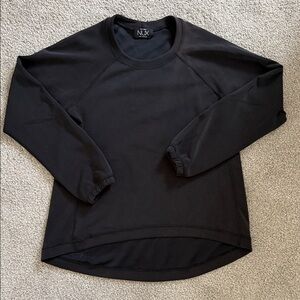 NUX Black Crewneck Long-Sleeve Sweatshirt